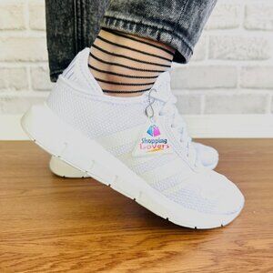 Adidas Swift Run X J Junior Shoes Sz 4.5 Running Shoes White Sneakers FY2149 New